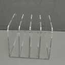 YUXUN Desk File Organizer,4-Section Clear Acrylic Desk Organizer,Vertical File Sorter Holder Organization for Office School & Classroom