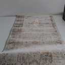 SAFAVIEH Madison Collection Runner Rug - 2'2" x 6', Grey & Gold, Boho Chic Medallion Distressed Design, Non-Shedding & Easy Care, Ideal for High Traffic Areas in Living Room, Bedroom (MAD473F)