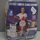 Red Inflatable Santa Claus Costume Blow up Santa Costume Cosplay Party Halloween Xmas Christmas Suit Parade Carnival Suit