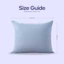 Mellow Cooling Pillowcases (2-Pack) FrostWeave Cool-Touch Standard Pillowcase | Breathable Wrinkle-Free Fabric for Hair & Skin, Hypoallergenic, Odor-Resistant, Machine Washable (White, Standard)