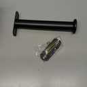 Adjustable Bed Frame Support Leg with Height Extension, Cold Rolled Steel Furniture Foot for Platform, Slat Row Frame or Box Spring Beds, Black(Adjustable 18-30cm), 4pcs