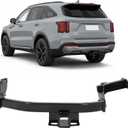 HECASA 2 Inch Trailer Hitch Compatible with 2021-2026 Kia Sorento Hyundai Santa Fe Class 3 Towing Hitch Receiver Steel Powder Coated Black-4,000lbs Capacity