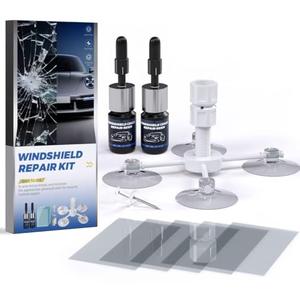 NASILOOP Quick and Efficiency Windshield Repair kit, Crack Repair Resin Kit for Fixing Cracks