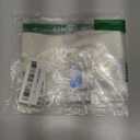 Wee Ones Girls' Plain Wrap Classic Grosgrain Hair Bows on a WeeStay No-Slip Hair Clip, Handmade, Large, Antique White