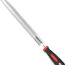YKLP 8inch Diamond Coated Half Round File Plastic Handle Hand Tools for Grinding on Glass, Stone, Marble, Rock, Bone 120 Grit2