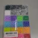 Colorful DIY Resin Rhinestone Kit for Bedazzling,Resin Jelly Rhinestones for Bedazzling,Multicolor Flatback Gems for Diamond Art 3Pcs Jewelry Glue for Bedazzled Nail Art (24000)