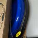 ZELUS 25in. Balance Ball | 660lb Inflatable Half Exercise Ball Wobble Board Balance Trainer w Nonslip Base | Half Yoga Ball Strength Training Equipment w 2 Bands, Pump, Extra Ball Included (Blue)