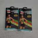 RBX Looped, Latex Free Resistance Bands, three Levels, Light, Medium, Heavy. Toning and Stretch Bands 2 Pack, 6 total bands