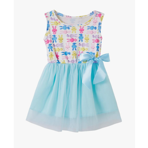 Girls Sleeveless Dress Toddler Bunny Tutu Sundress Casual Party Dresses