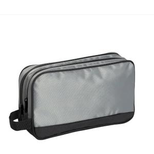 BLIRITEL Small Tool Bag, Heavy Duty Tool Pouch Zipper Bag with Dual Compartments, Multipurpose Tool Bag Organizer for Storage Tools & Crafts, 12x7 Inches (Gray)