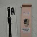 Fitness Tracker, Smart Watch for Women Men with 24/7 Heart Rate/Blood Pressure/Blood Oxygen Monitor,Sleep Tracker,Step & Calorie Counter, IP68 Waterproof Fitness Watches Compatible with Android&iPhone, Black