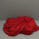 Thick Plush Futon Cover Stretch Armless Sofa Bed Slipcover Soft Couch Sofa Cover Futon Slipcover (Red)
