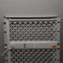 MYPET Universal Pet Gate: 26 - 42 Wide Dog Gate for Doorways with Pressure Fit or Swinging Door Hardware Mounting Types Included: 26" Tall; Gray
