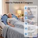 CoolShields Positioning Bed Pad with 8 Reinforced Handles, 40" x 48" Washable Waterproof Transfer & Sliding Sheet for Moving, Turning & Lifting Patients, Elderly, Bedridden & Incontinence Care