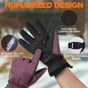 Rivmount Winter Waterproof Ski Snow Warm Gloves for Women Men, Windproof Cold Weather Thermal with Touchscreen Fingers, for Running Driving Cycling Hiking Biking Outdoor Sports Daily Work, Medium