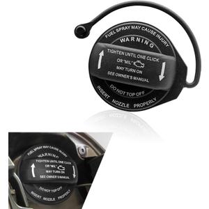 2 x 1 PC Car Fuel Tank Cap, Fuel Filler Cap Replacement Parts 5Q0201550L, Compatible with Audi A4 A5 A8 S4 S5 S8 Q5 RS5 SQ5 Quattro Allroad (Black)