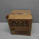 DUDE Wipes Unscented Flushable Wipes - Extra-Large Adult Wet Wipes for Sensitive Skin - 8 Pack (384 Count) + Mint Travel Pack (18 Count) - Infused with Vitamin E and Aloe - Septic and Sewer Safe