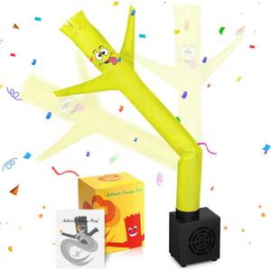 Poen Mini Wacky Waving Inflatable Tube Guy for Kids Gift with Blower Gag Inflatable Tube Man Birthday Desktop Decor Dancing Blow up Man for Office Party Decor(Cute)