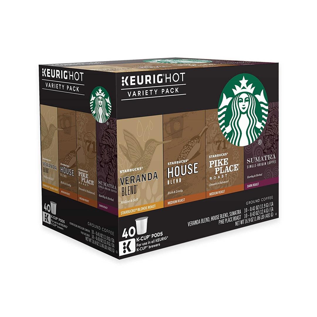 Starbucks K-Cup Coffee Pods Pack 40Ct Best By: 02 JUL 2025