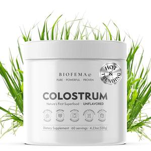 BIOFEMA Bovine Colostrum Supplement - Natures Superfood – First Milk Powder Magic for Gut Health, Immune Support, Physical Recovery, Skin, Hair & Nail Health 2pcs Best By 04/2027