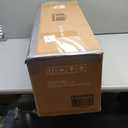 4.5 ft. Pre-Lit Snow Flocked Hinged Pine Artificial Christmas Tree with 200 Warm LED Lights