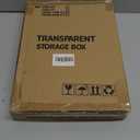 LXLXXL Acrylic Display Case with Removable Shelf Compatible with Labubu POP MART 2 Tier Figure Display Case for Collectibles Cosmetic Clear Acrylic Box