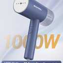 BEAUTURAL Steamer for Clothes, Foldable Handheld Clothing Wrinkles Remover for Garments, 30-Second Fast Heat-up, Portable Fabric Steamer for 120V Countries, Not for Use in 220V Such as Europe (Blue)