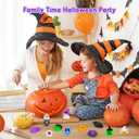 NPET 36pcs Halloween Mochi Squishies Toy, Kawaii Halloween Party Favor Squishies Toy Treats Goody Bag Filler Gifts, Ghost Spider Squishies Decoration Toys Stress Relief Toys Kids