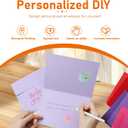 2 x 10 Assorted Colors Blank Cards and Envelopes 4 x 6 Heavyweight Folded Cardstock and A4 Printable Envelopes Self Seal 20 packs for Christmas, Wedding Invitations, Thank You Cards, Birthday (Multicolor)