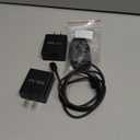 Blu Charger with 1m USB-A to USB-C Cable, 2 Pack Black