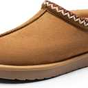 DREAM PAIRS Women's Fuzzy Cozy Slippers Genuine Suede Indoor Outdoor Fluffy Home Comfy Winter Slip On Cute Warm Memory Foam Furry Shoes FuzzyEasy (10)