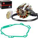 2D1-81410-10-00 Magneto Stator And Gasket For YAMAHA YZF-R1 R1 FZ1 FZ8 FZS1 2004-2016 2D1-15451-10-00 5VY-15451-10-00 5VY-15451-00-00