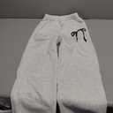 Verdusa Girl's Bow Baggy Sweatpants Wide Leg Athletic Pants with Pockets, Size 7Years