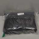 HolidayIdeas 2 Pack Fitted Table Covers Rectangle - 96 x 30 Inch - Black Linen Textured Tablecloths for 8 Foot Tables, Fabric Tableclothes for Party, Wedding, Trade Show