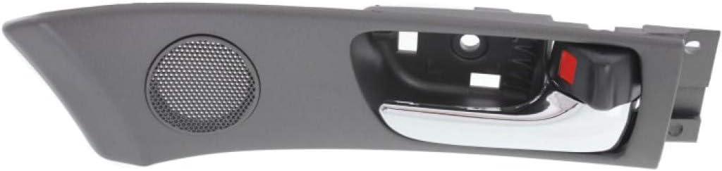 For Lexus ES300 2002 2003 Interior Door Handle Front, Passenger Side Black bezel with chrome lever | With door lock button| Trim: Base