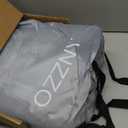 KNZZO Air Mattress Queen with Built-in Pump, Blow Up Mattress with Soft Flocked Top, Leakproof Inflatable Mattress, Foldable Waterproof Air Bed for Home, Guests, Camping, with Storage Bag (Deep Blue)