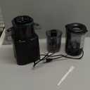 Juicer Machines, TUUMIIST Cold Press Juicer with 4.6'' Large Feed Chute Fit Whole Vegetable And Fruit, Masticating Juicer Easy To Clean, Black