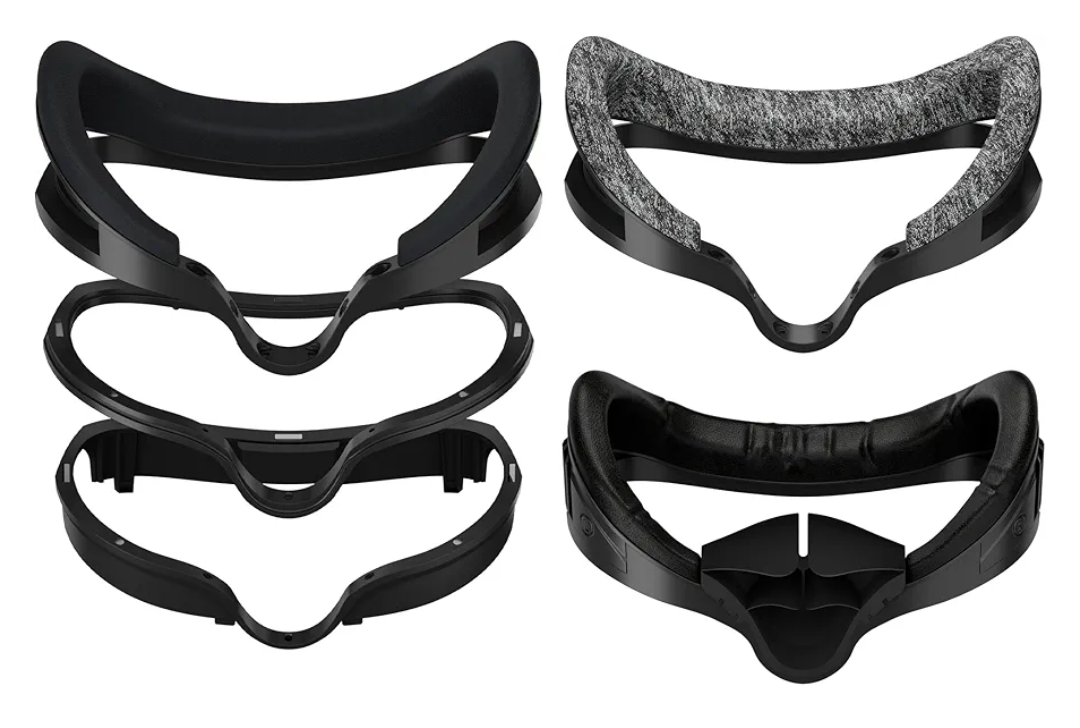 Globular Cluster F3 V3 Magnetic Facial Interface for Quest 3, Flexible and Adaptive Frame with Multi-Material Pads, Not Compatible with Quest 3S or Official Charging Dock