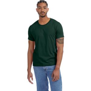 Alternative Men's T-Shirt, Cool Blank Cotton Shirt, Short Sleeve Go-to Tee (Green, XS)