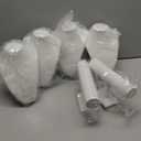 6 Pcs Jewelry Display Set Necklace Display Stand T Bar Bracelet Holder Jewelry Bust for Home Store Trade Show(White)