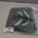 G4Free Ribbed Womens Athletic Shorts High Waisted Drawstring Gym Running Shorts with Pockets (Black, XL)