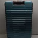 U.S. Traveler Boren Expandable Hardside Rugged Travel Luggage with 8 Spinner Wheels, Teal, Checked-Large 30-Inch