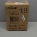 CEROELDA Small Trash Can with Lid-5L/1.3 Gal,Stainless Steel Outdoor Dog Poop Garbage Can-Farmhouse Retro Metal Waste Bin w/Step Pedal for Bathroom Bedroom Office-Soft Close-Black