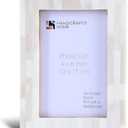 Handicrafts Home White 4x6 Picture frame, Decorative Picture Frame for Home Decor, Wall & Tabletop Display, Living Room, Bedroom, Office, Shelf & Gallery Wall, Brass frame for Vintage Decor - Palace Banquet Collection