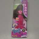 Barbie Fashionistas Doll #217 with Brown Wavy Hair Half-Up Half-Down & Pink Dress, 65th Anniversary Collectible Toy