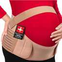 POHL SCHMITT PerfectFit, Pregnancy Support Maternity Belt and Postpartum Band - Relieve Back, Pelvic, Hip Pain, Breathable and Adjustable Back Support, XL
