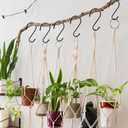 12 Pack 6 Inch Large S Hooks, Heavy Duty Vinyl Coated Non-Slip Metal Black Hooks for Hanging, Closet Kitchen Bathroom Garden Hooks for Pots Pans Clothes Plants Jeans Towels