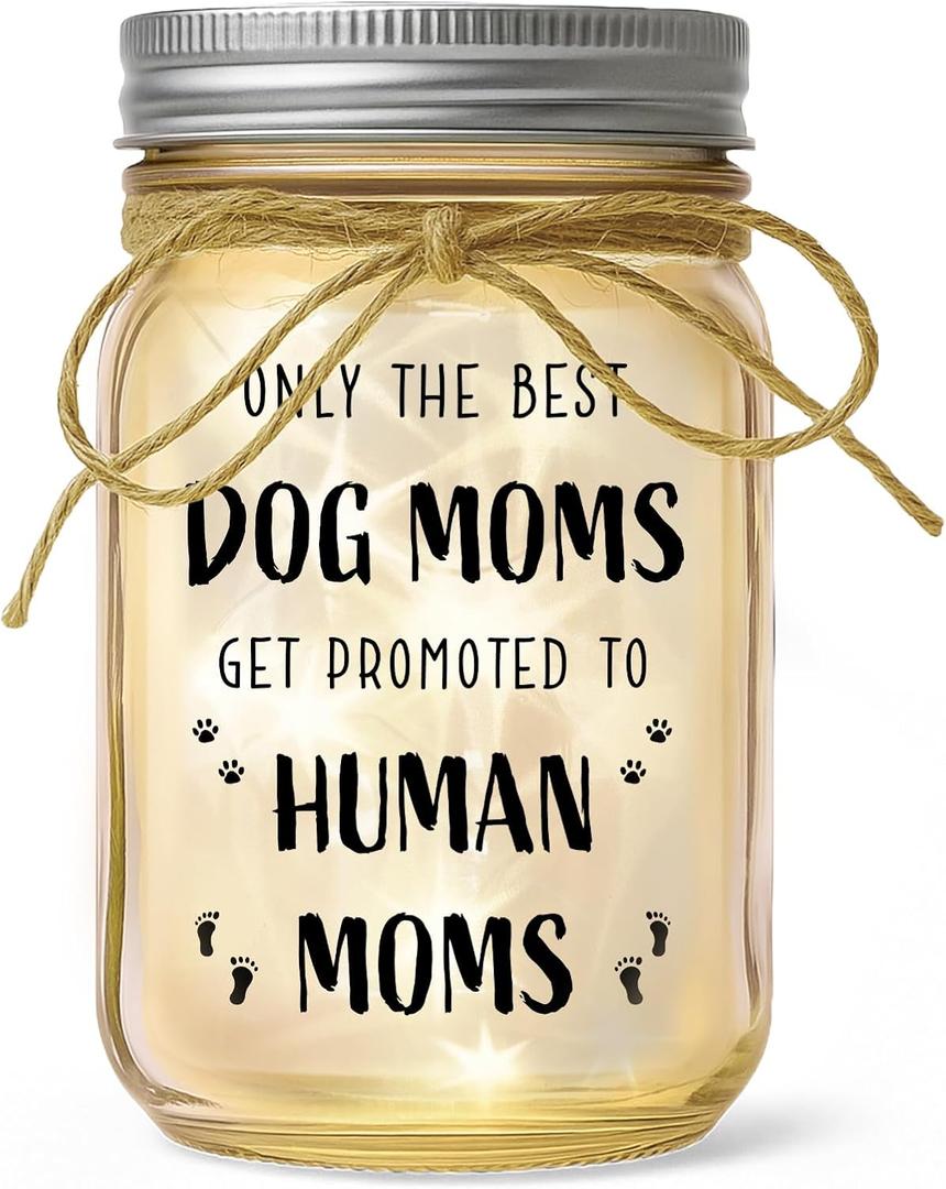 New Mom Gifts, Funny Pregnancy Gifts for Expecting Dog Mom, Mothers Day Gift for First Time Moms Pregnant Women, Postpartum Congratulations Night Light Gift for Friends Wife Sister Daughter Mama to Be