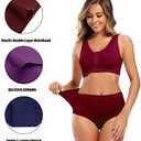 Molasus Women's Cotton Underwear High Waisted Full Coverage Ladies Panties (Regular & Plus Size) (XX-Large, Multicolor-5pack-a1)