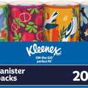 Kleenex Perfect Fit Facial Tissues, Car Tissues, 50 Tissues per Canister, 4 Count(Canisters) (200 Count (Pack of 1))
